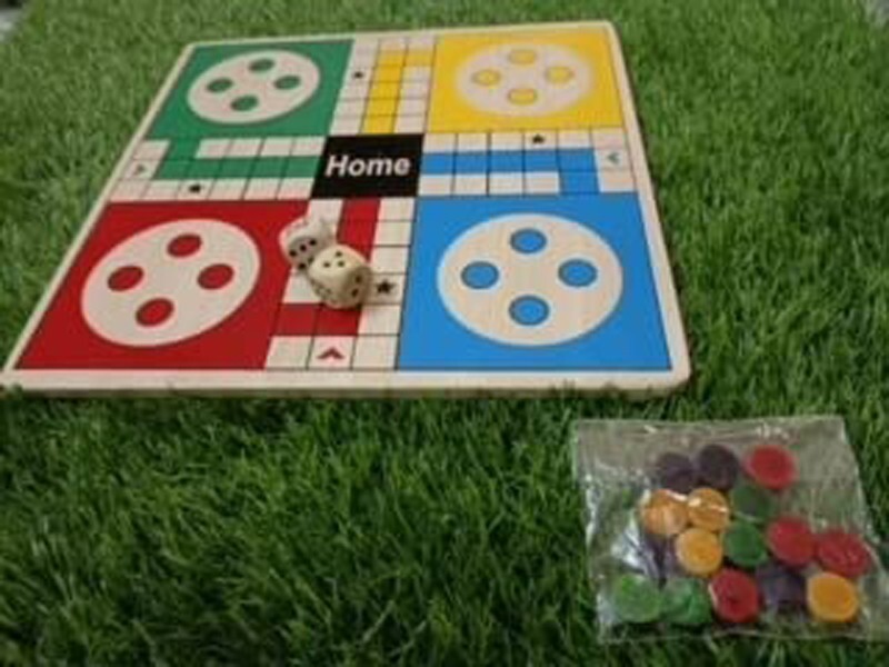 2 in 1 Ludo Snakes & Ladders Board Game for Kids and Adults 12×12 inch