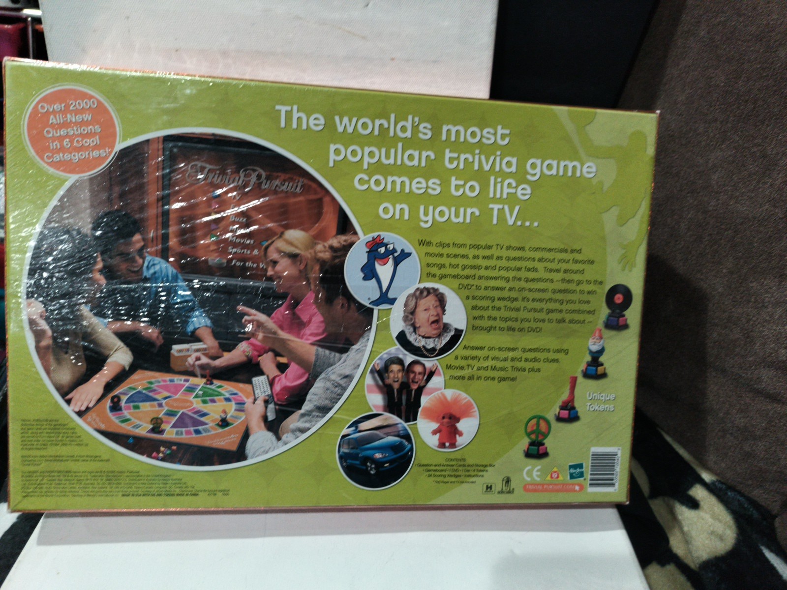 Trivial Pursuit DVD Pop Culture 2 Trivia Board Game Parker Brothers Sealed