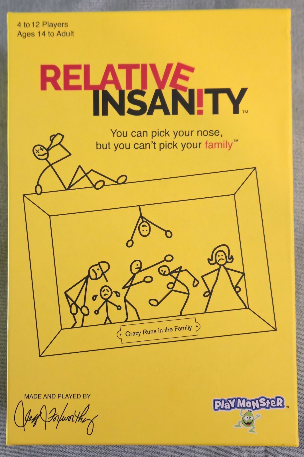 Relative Insanity Game -Jeff Foxworthy- Brand New Factory Sealed Free Shipping