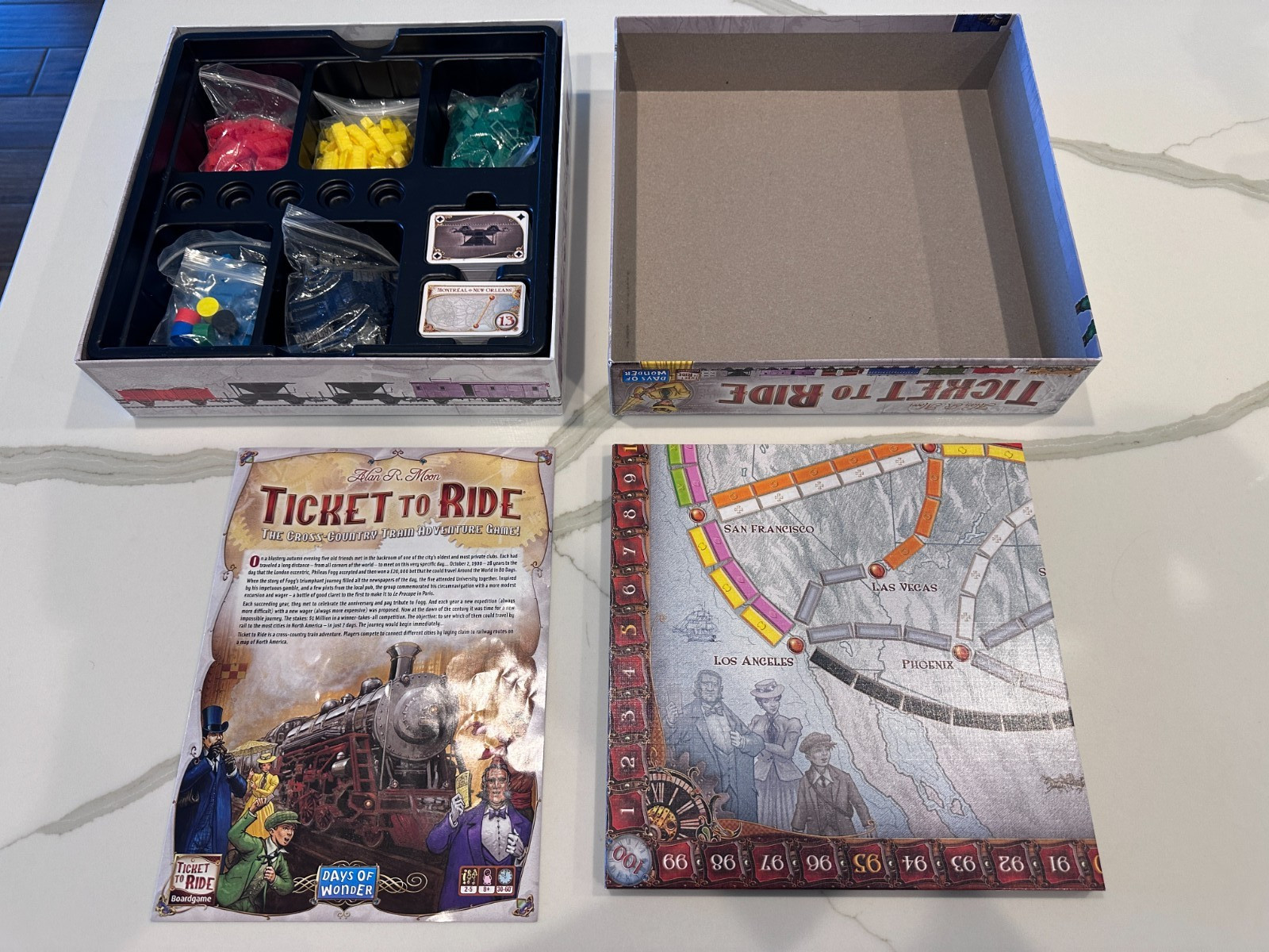 Days of Wonder Ticket To Ride Train Adventure Game – 2024 version