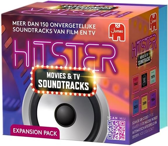 Jumbo Hitster, Movies & TV Soundtracks, Expansion Set, Party Game, Music Game, A