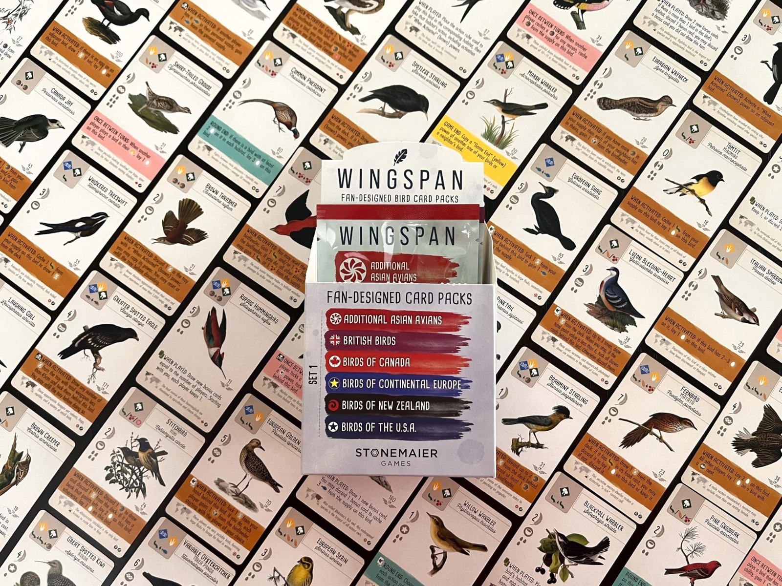 Stonemaier Games Fan-Designed Bird Promo 150 Designed By Fans Using Powers From