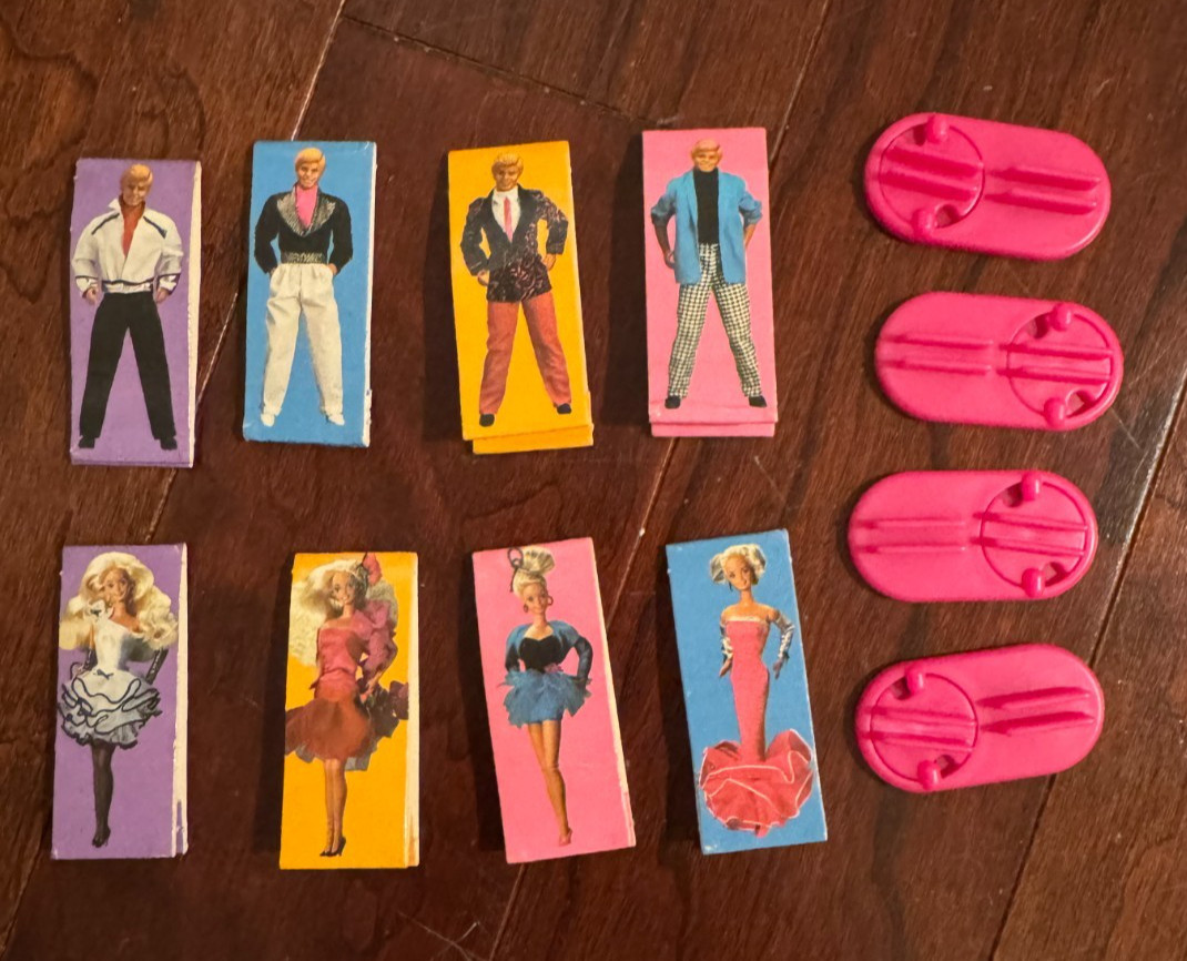 Vintage 1992 Barbie Dream Date Board Game 100% Complete Golden Mattel
