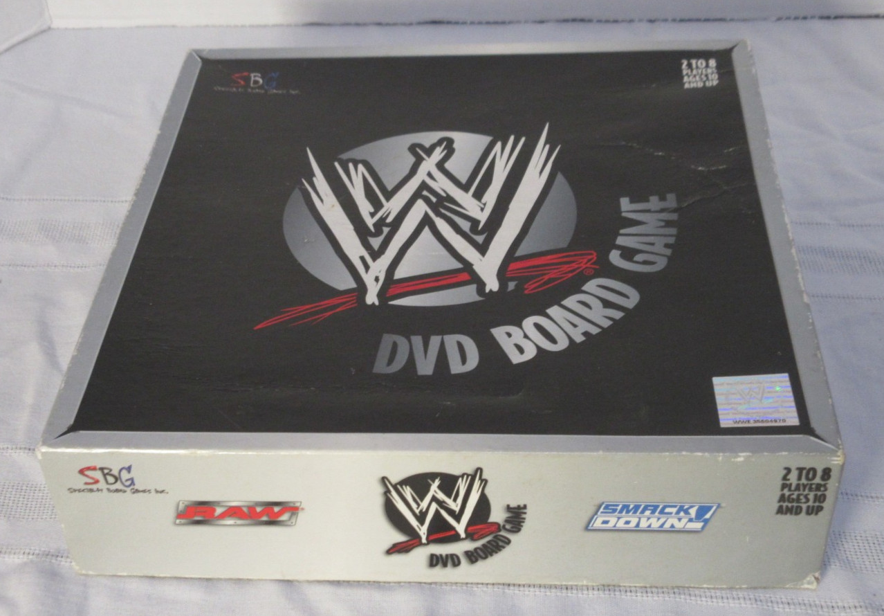 Rare 2005 World Wrestling Entertainment WWE Smack Down VS Raw DVD Board Game