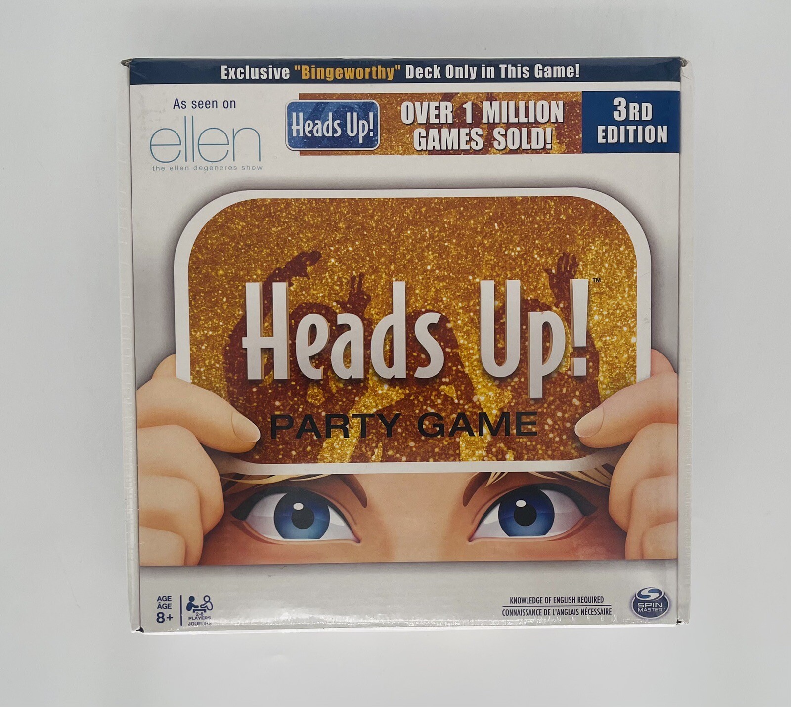 Heads Up! Party Game As Seen On Ellen – 3rd Edition – New – Sealed