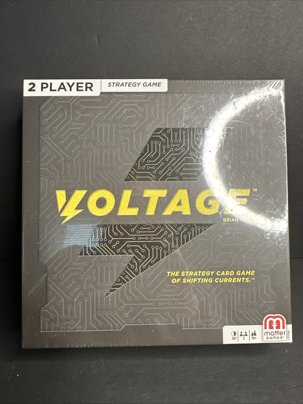 NEW Voltage Strategy Card Game Mattel 2 Player Fast Paced Board Game Sealed