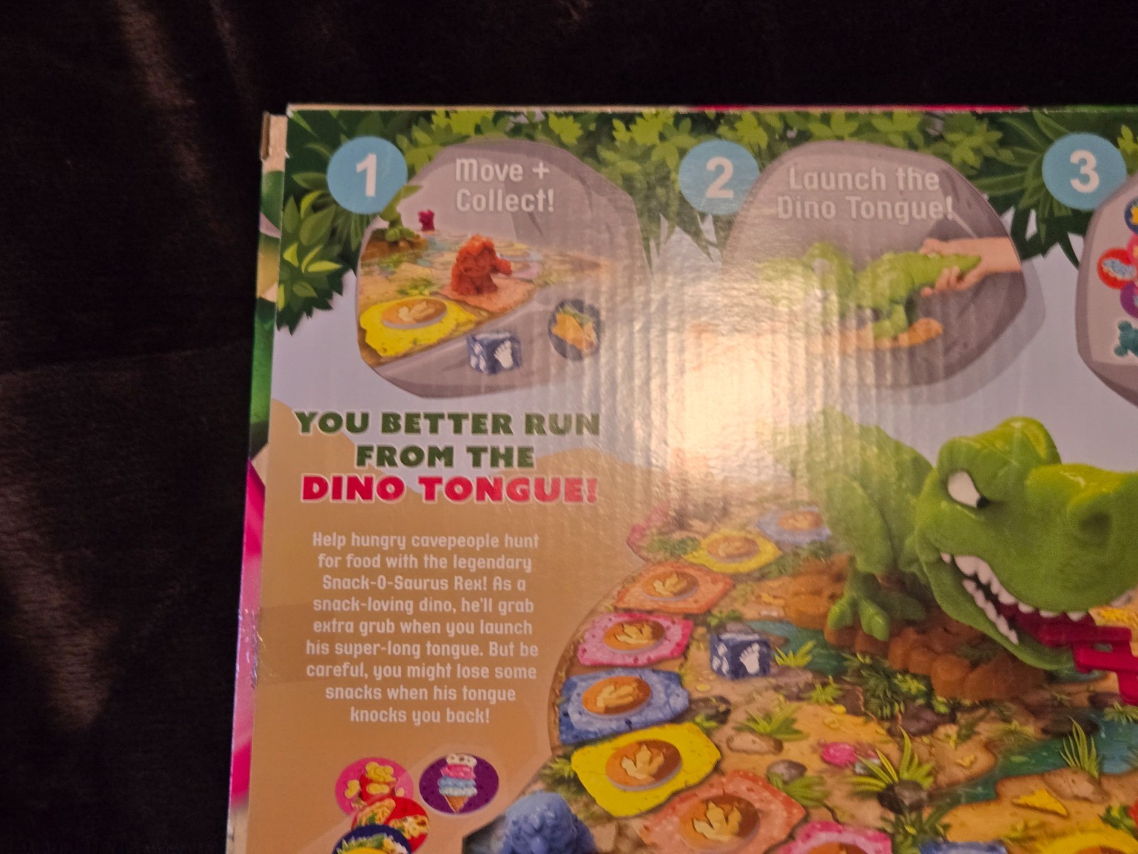 Spin Master Games, Snack-O-Saurus Rex Board Game, Kids Game, Funny Family Game