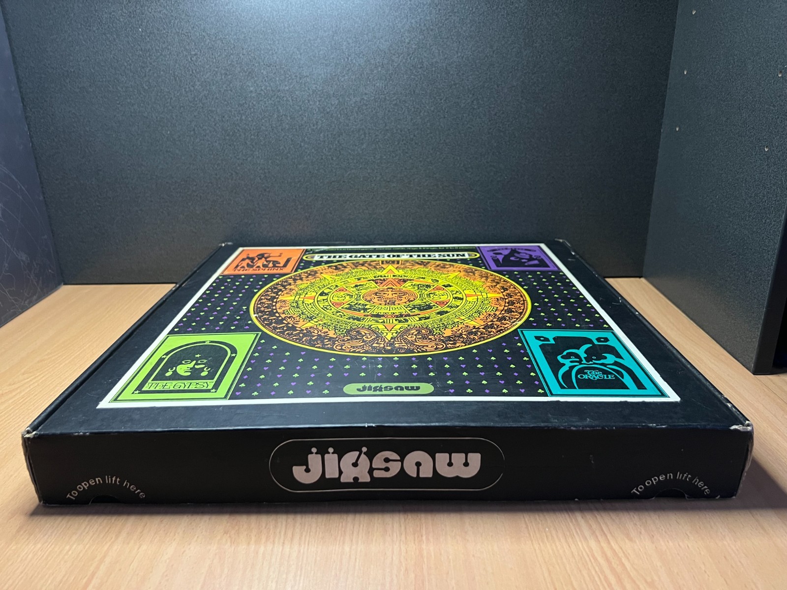 Rare Vintage THE GATE OF THE SUN by Jigsaw Australian Board Game 1971 First Ed