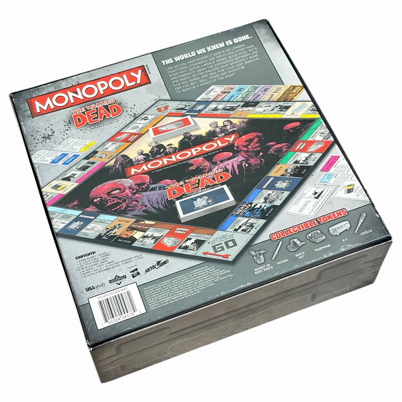 The Walking Dead Monopoly Survival Edition TWD Complete Excellent Condition