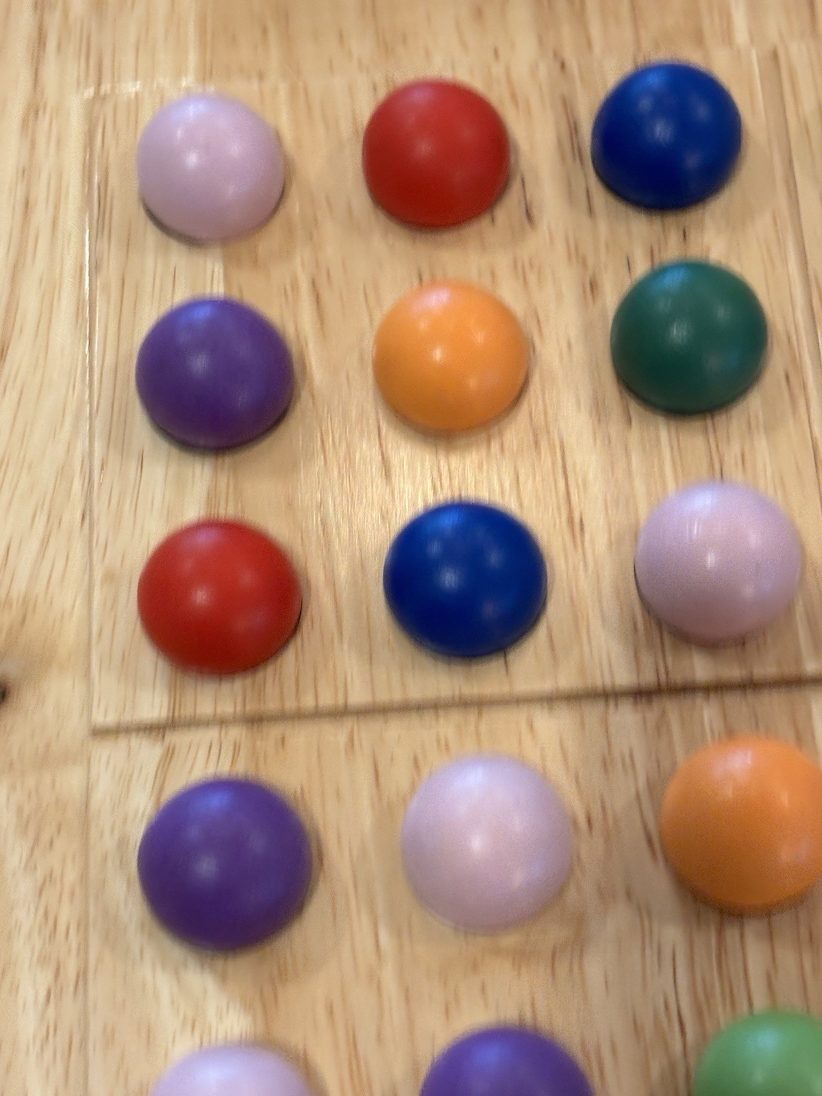 Colorku Sudoku Puzzle Replacement Set of Wooden Balls – 1 Set of all 9 Colors