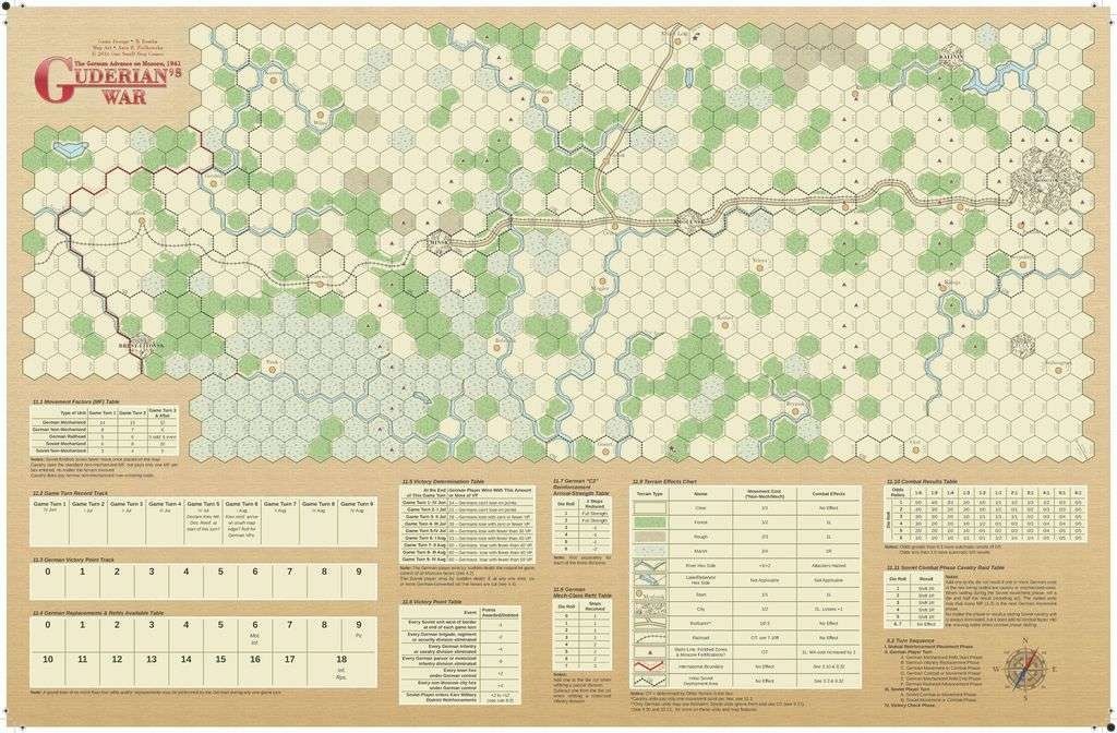 Guderian’s War: German Advance on Moscow, 1941 One Small Step Board Game Sealed