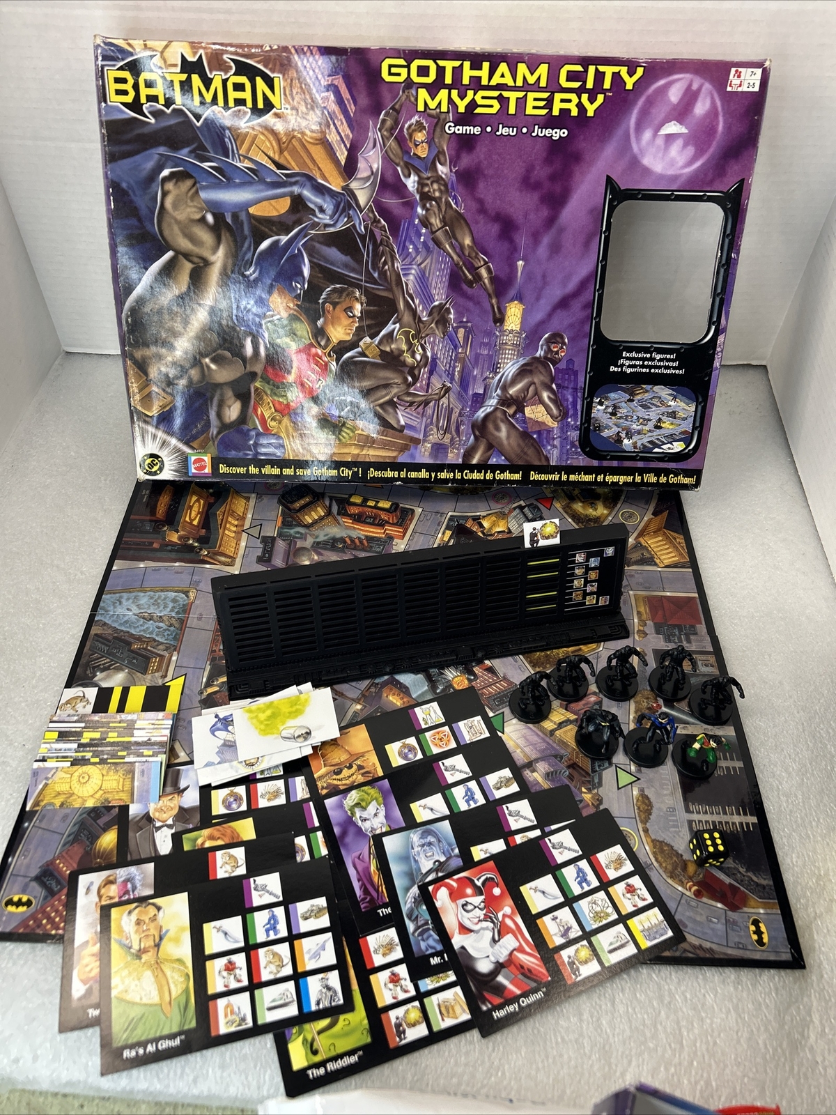 Batman Gotham City Mystery Game DC Comics THG Missing Cards And Batgirl READ