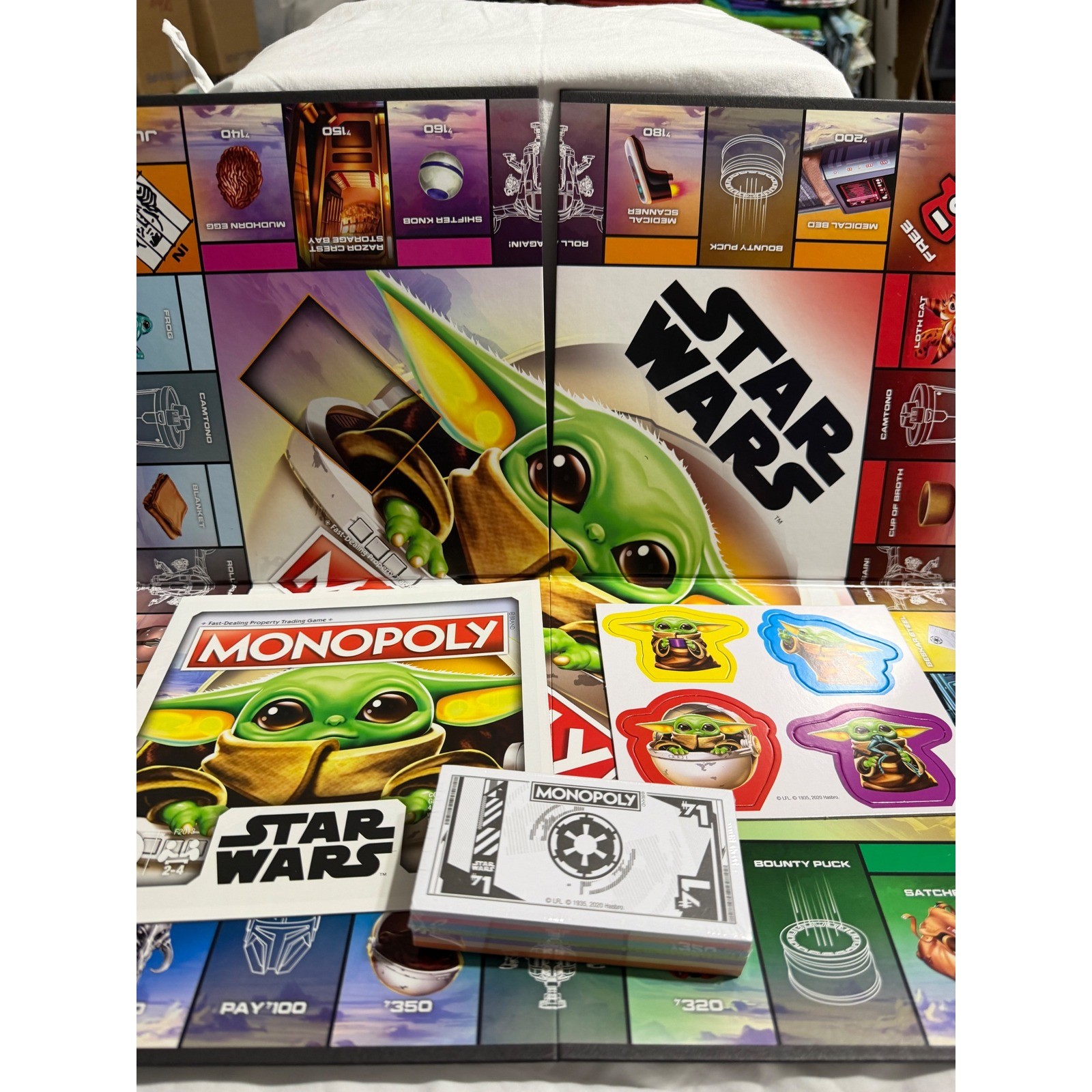 Hasbro Star Wars Monopoly The Mandalorian Grogu Board Game Replacement Parts