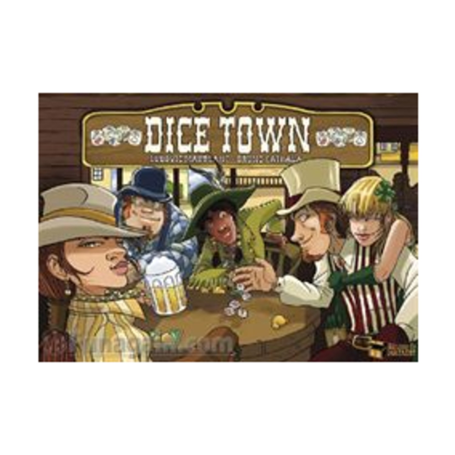 Asmodee Board Games Dice Town (1st) Box VG/EX