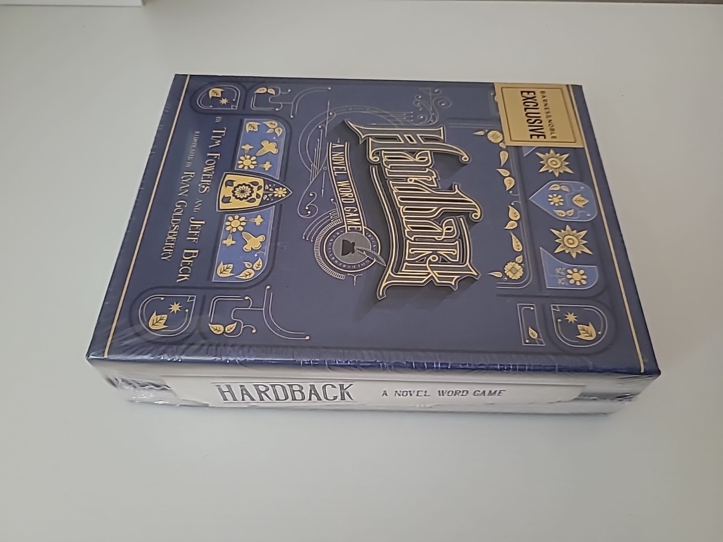 Hardback A Novel Word Game (Sealed, New) Fowers Barnes & Noble Exclusive