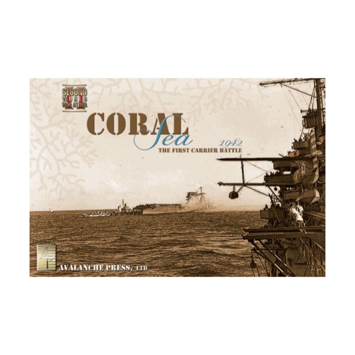 2nd World War at Sea Coral Sea (1st Ed, 1st) Box VG+/NM