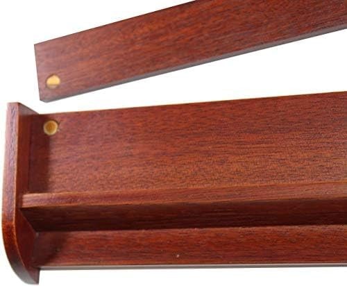 usamjtable American Mahjong Set 166 Tiles Wooden Tile Rack and Pusher (Wood C…