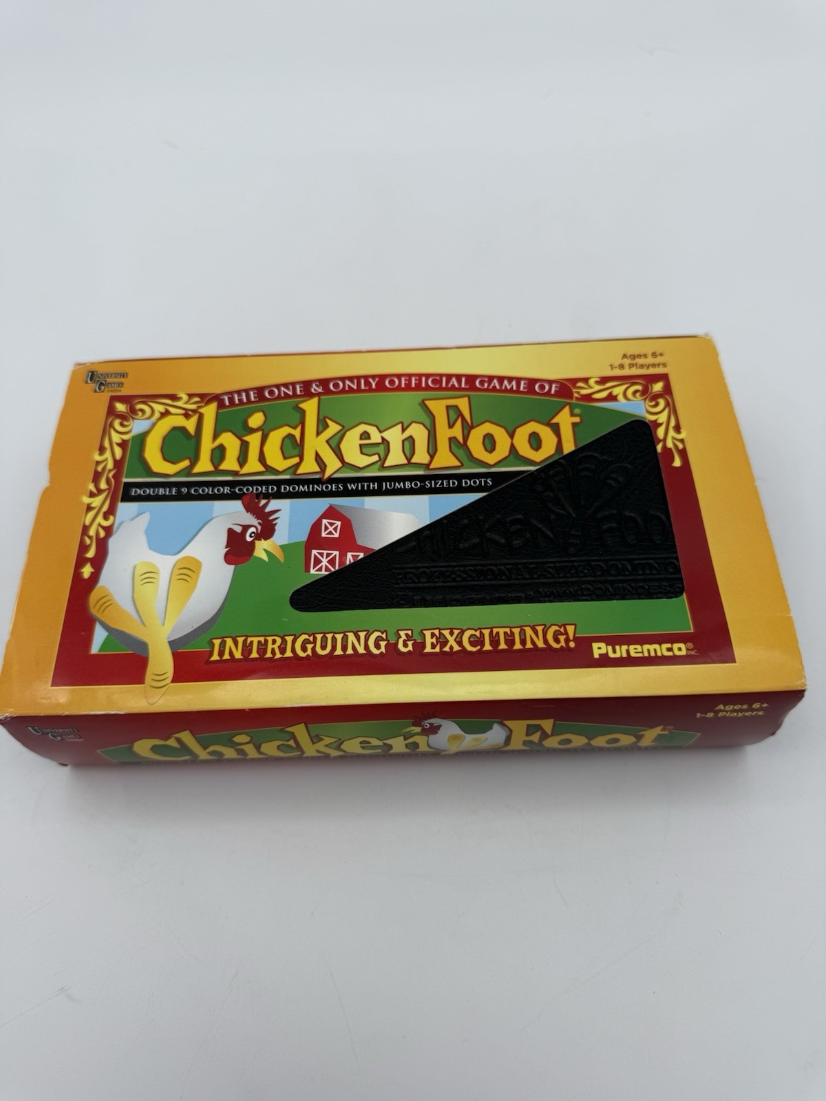 ChickenFoot Professional Size Double 9-color Dot Dominoes – Professional Size