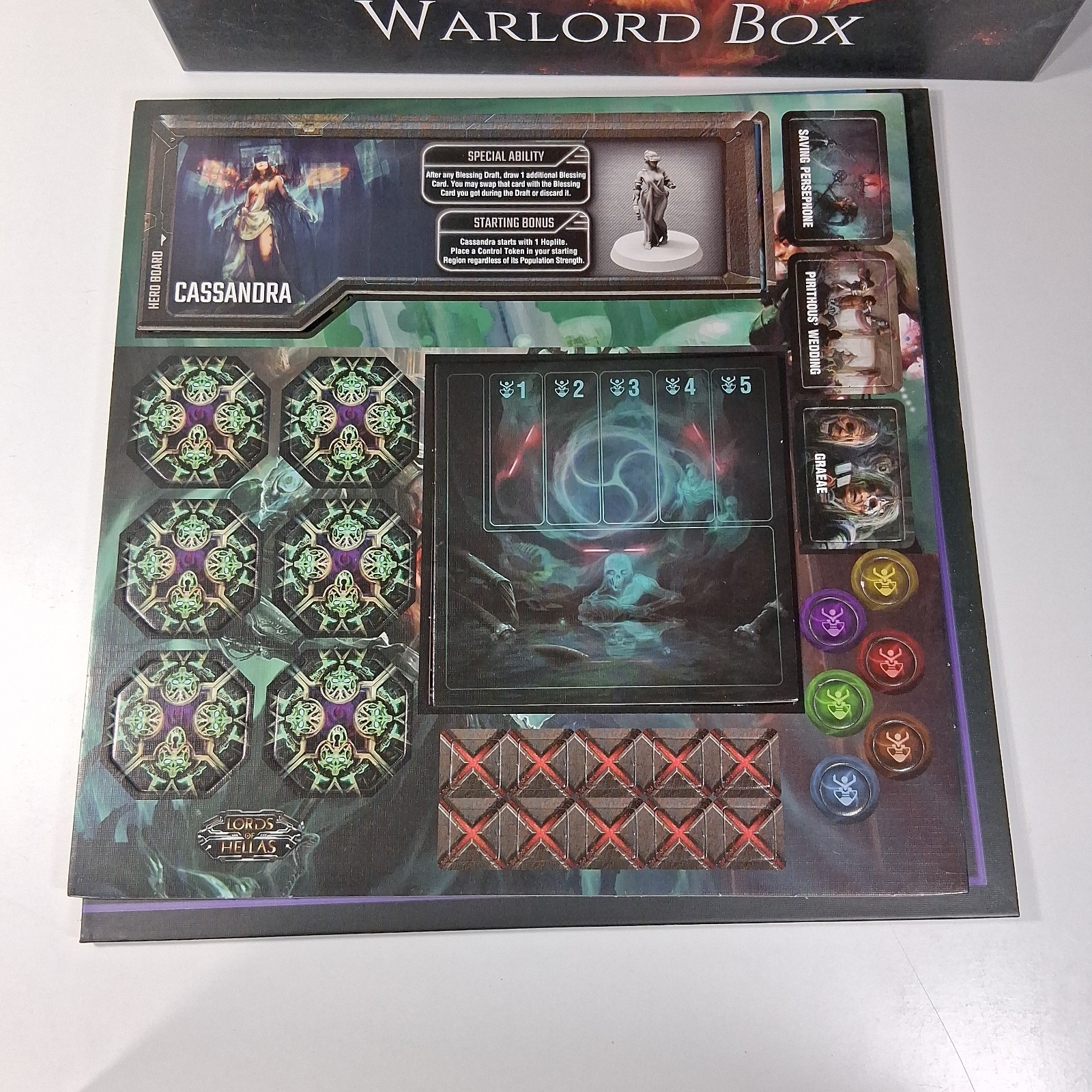 WARLORD BOX LORDS OF HELLAS AWAKEN REALMS BOARD GAME MYTHOLOGY SUNDROP 2018