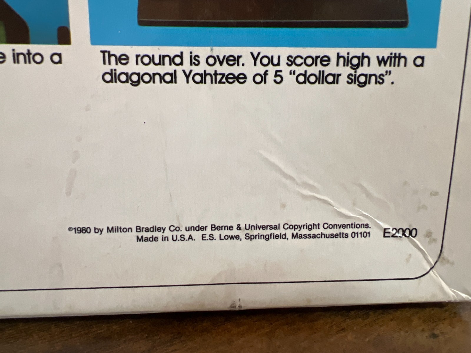 Vintage 1980 Jackpot Yahtzee Game by Milton Bradley, Dice Game Complete. VG Cond