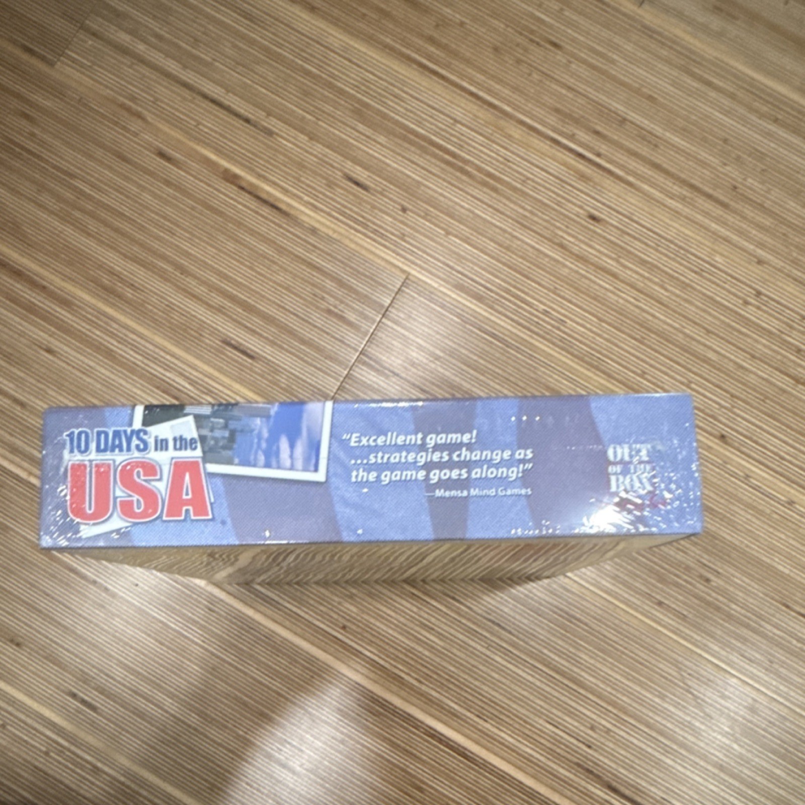 Out of the box 10 Days in the USA Award Winning Board Game Maps Ages 8+ 2-4