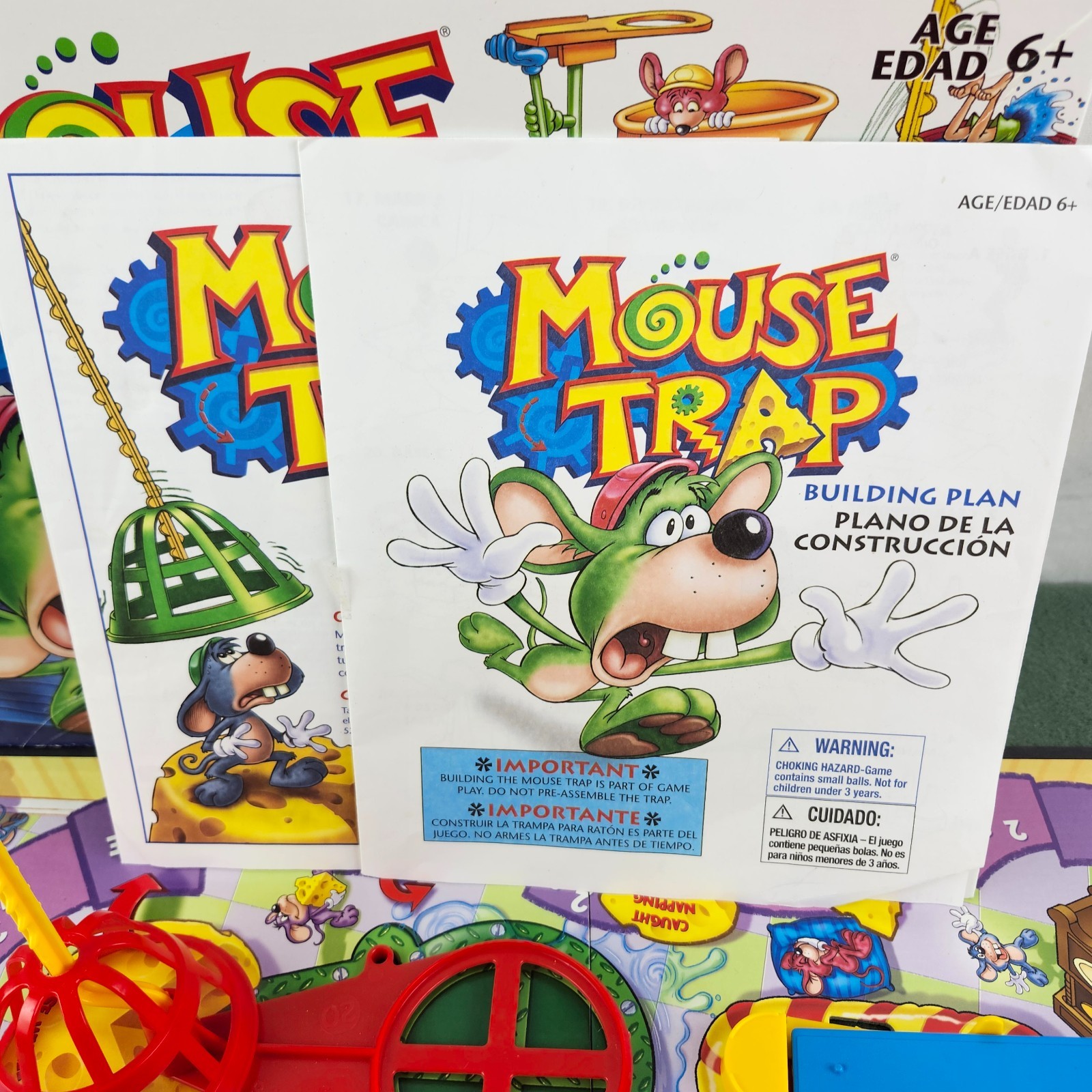 Milton Bradley Hasboro 2005 Mouse Trap Board Game #04657 Complete in Box