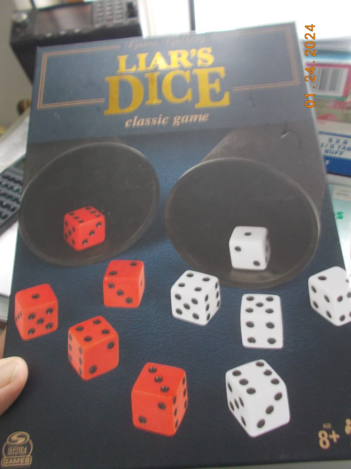 Liar’s Dice Game, Complete in Box, Excellent