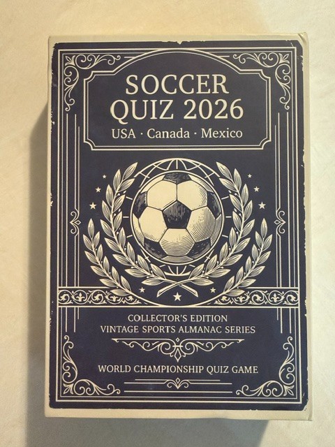 Soccer Quiz 2026 Trivia Card Game World Championship USA Canada Mexico