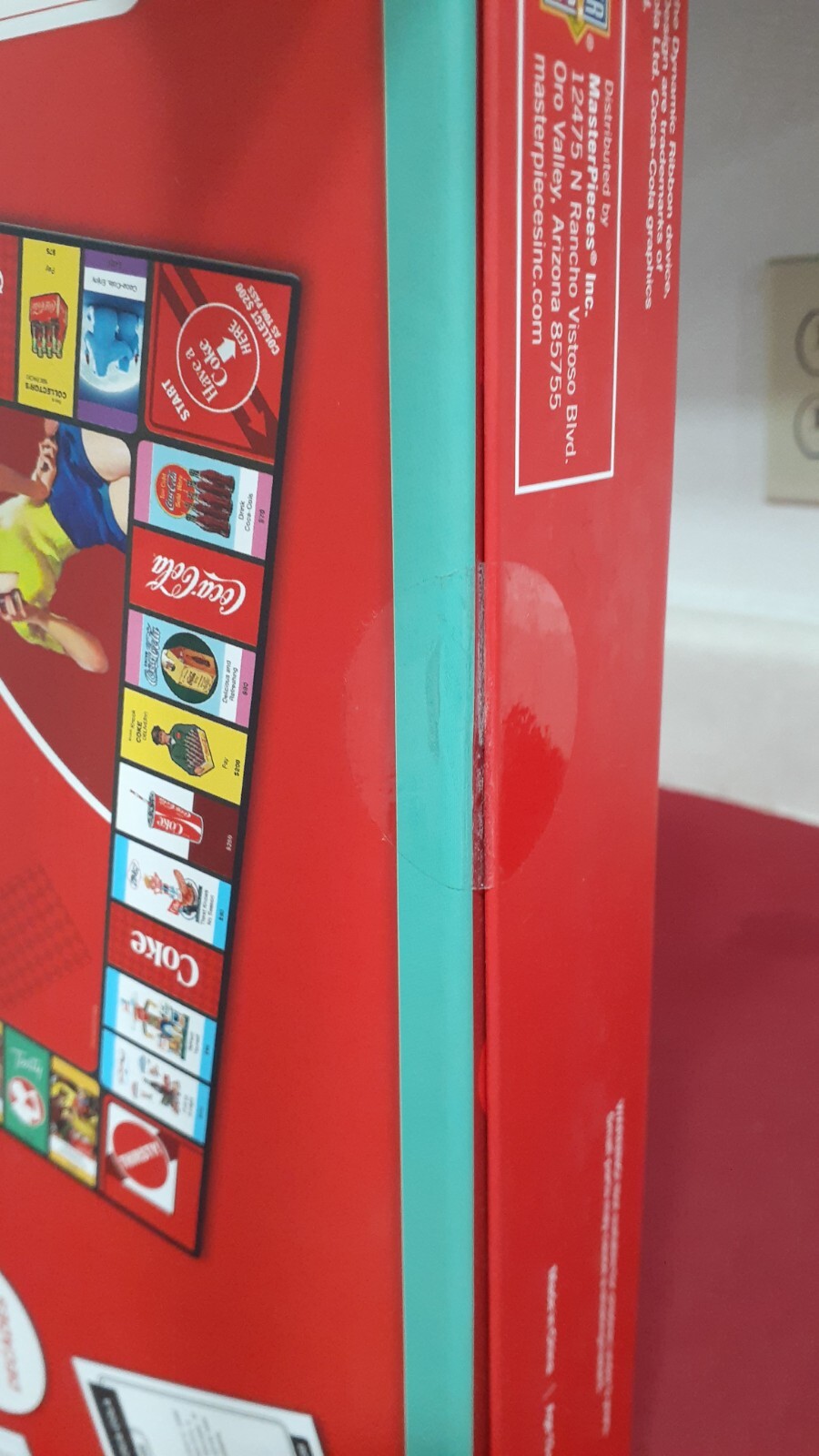 Coca-Cola Opoly Board Game Collector’s Edition 6 Token Masterpieces NEW Sealed
