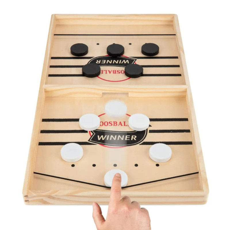 Fast Sling Puck Game Paced Desktop Winner PK Game Board Family Toys Child Gift