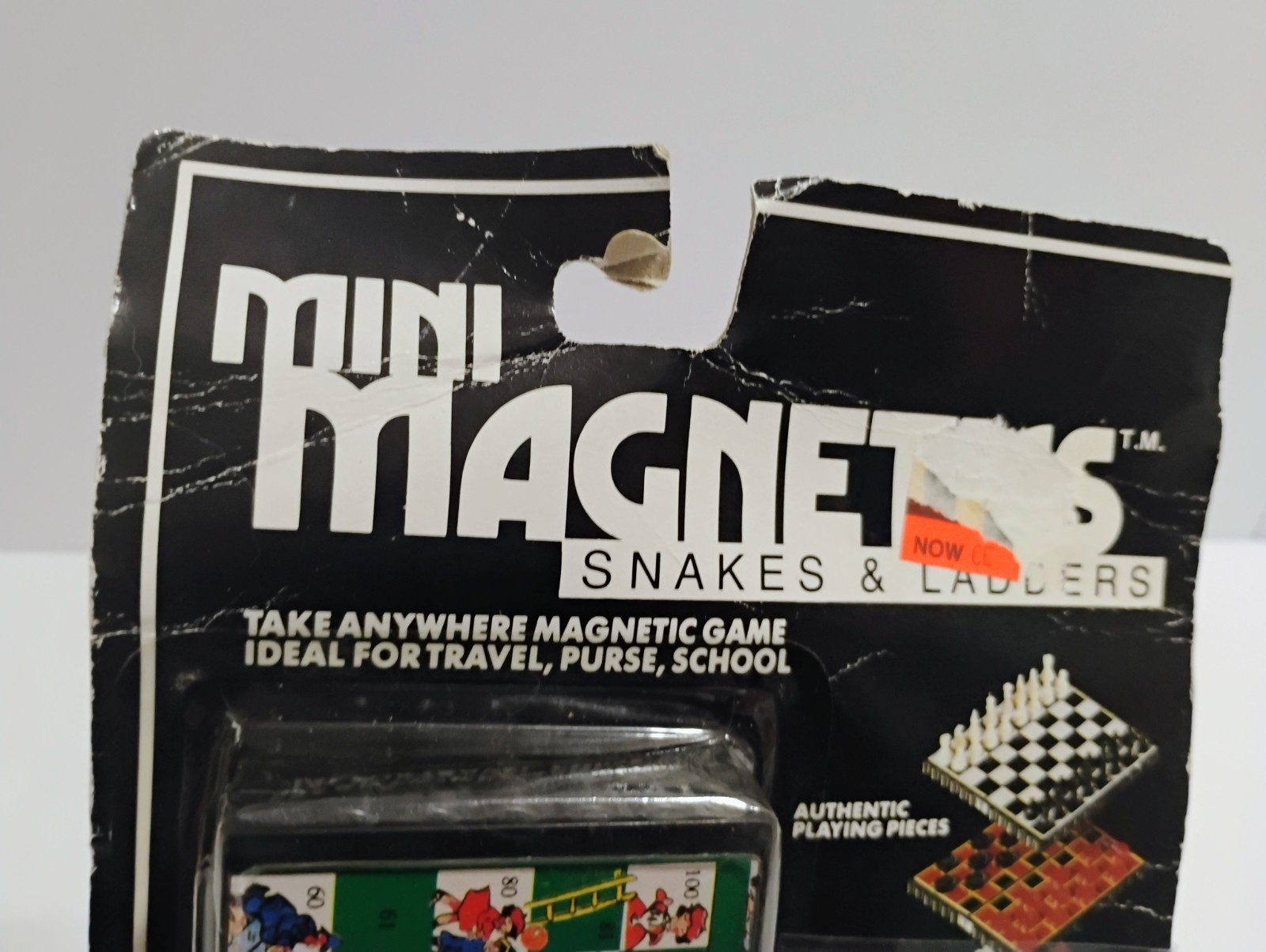 NEW Vintage 1989 Fundex Mini Magnets Snakes & Ladders Miniature Board Game