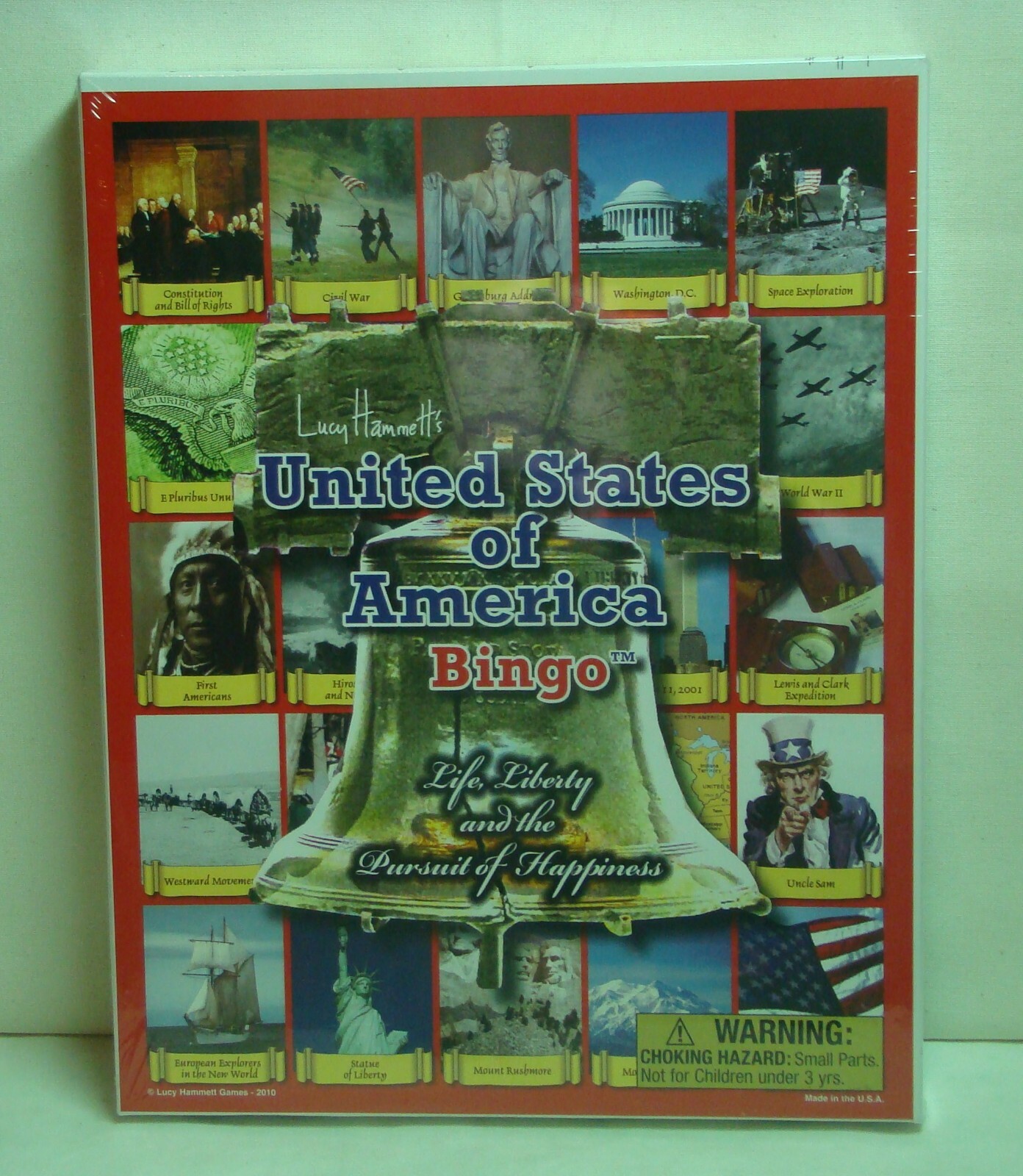 Lucy Hammett # 2377 United States of America Bingo New Sealed Game 2010 Made USA