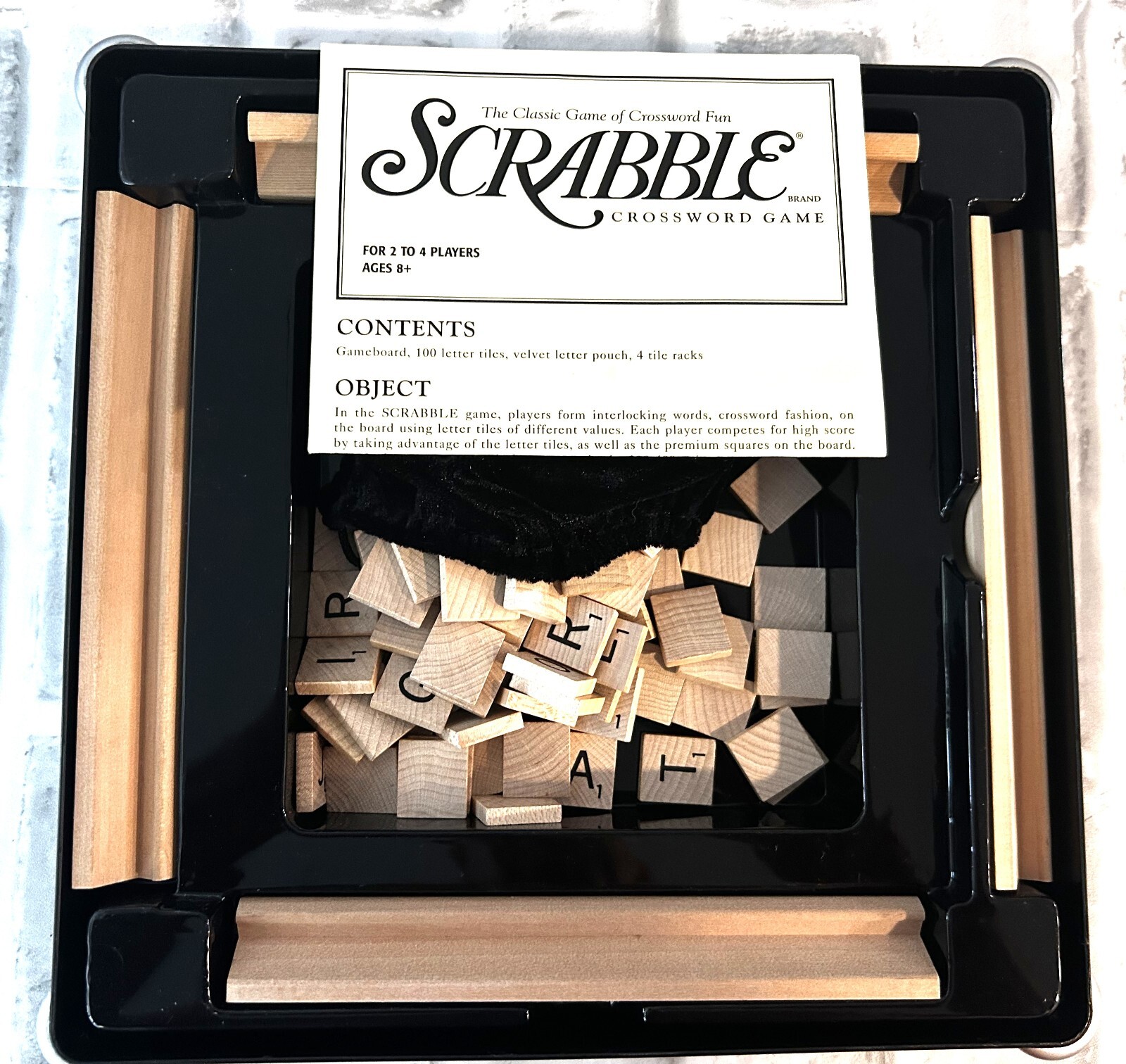 Scrabble Retro Series Tin Edition Board Game by Hasbro – Complete 2008