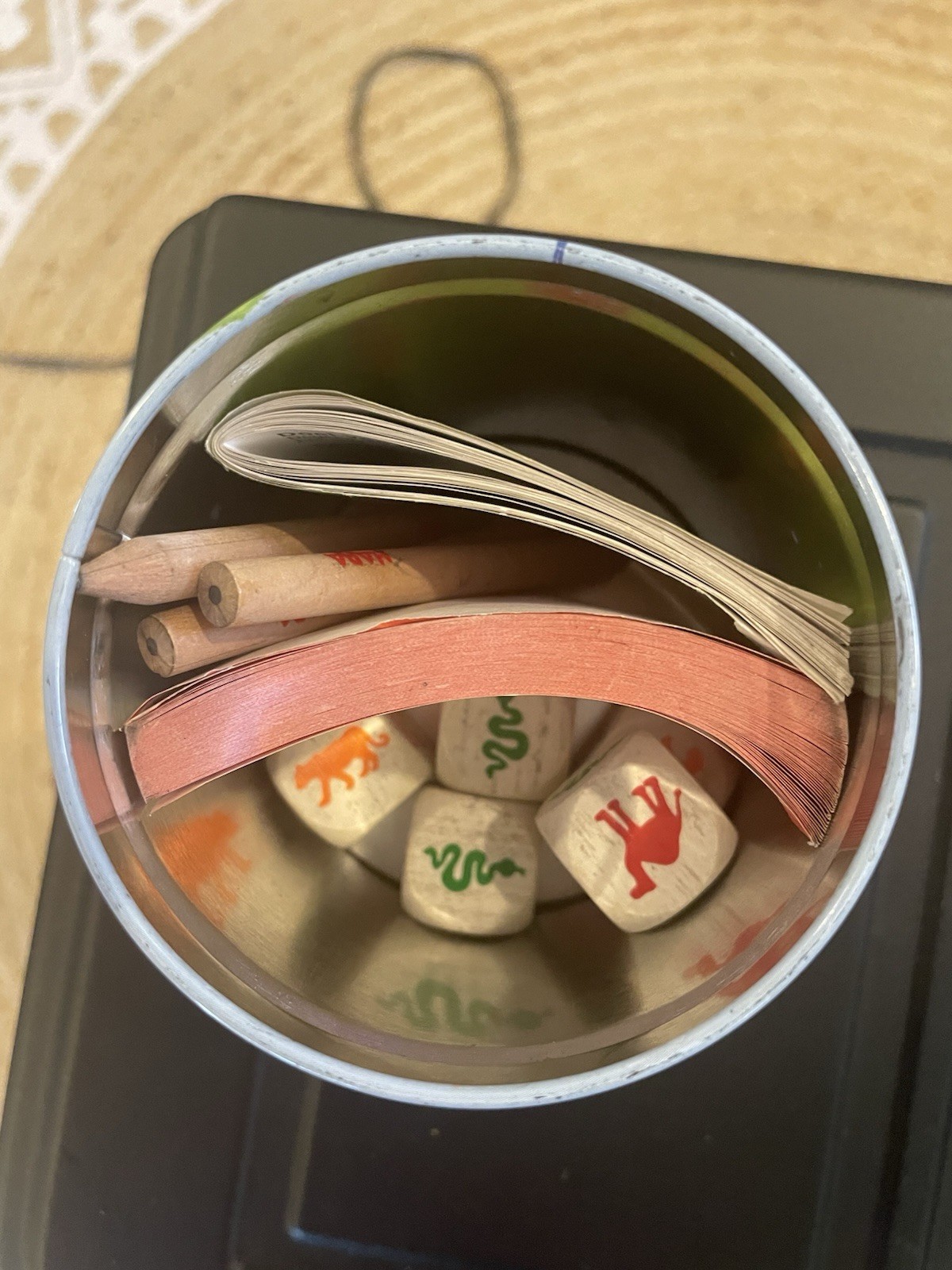 Haba Animal Yahtzee Game In Tin