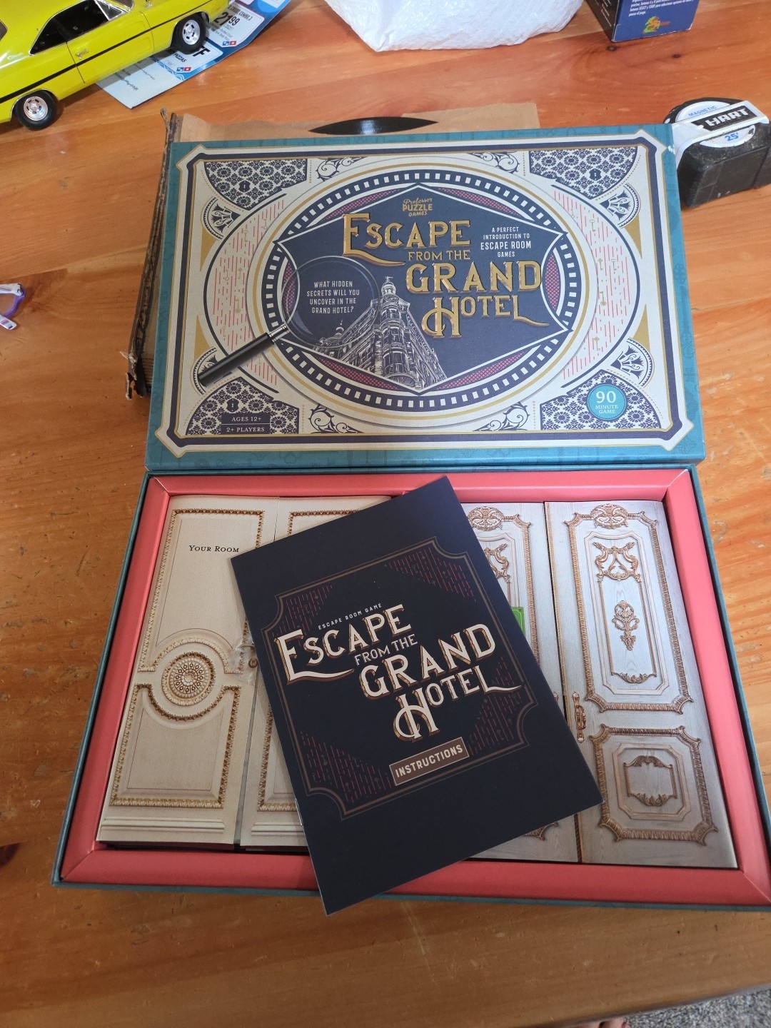 Escape From The Grand Hotel Home Escape Room Game, Free Shipping *100% COMPLETE*