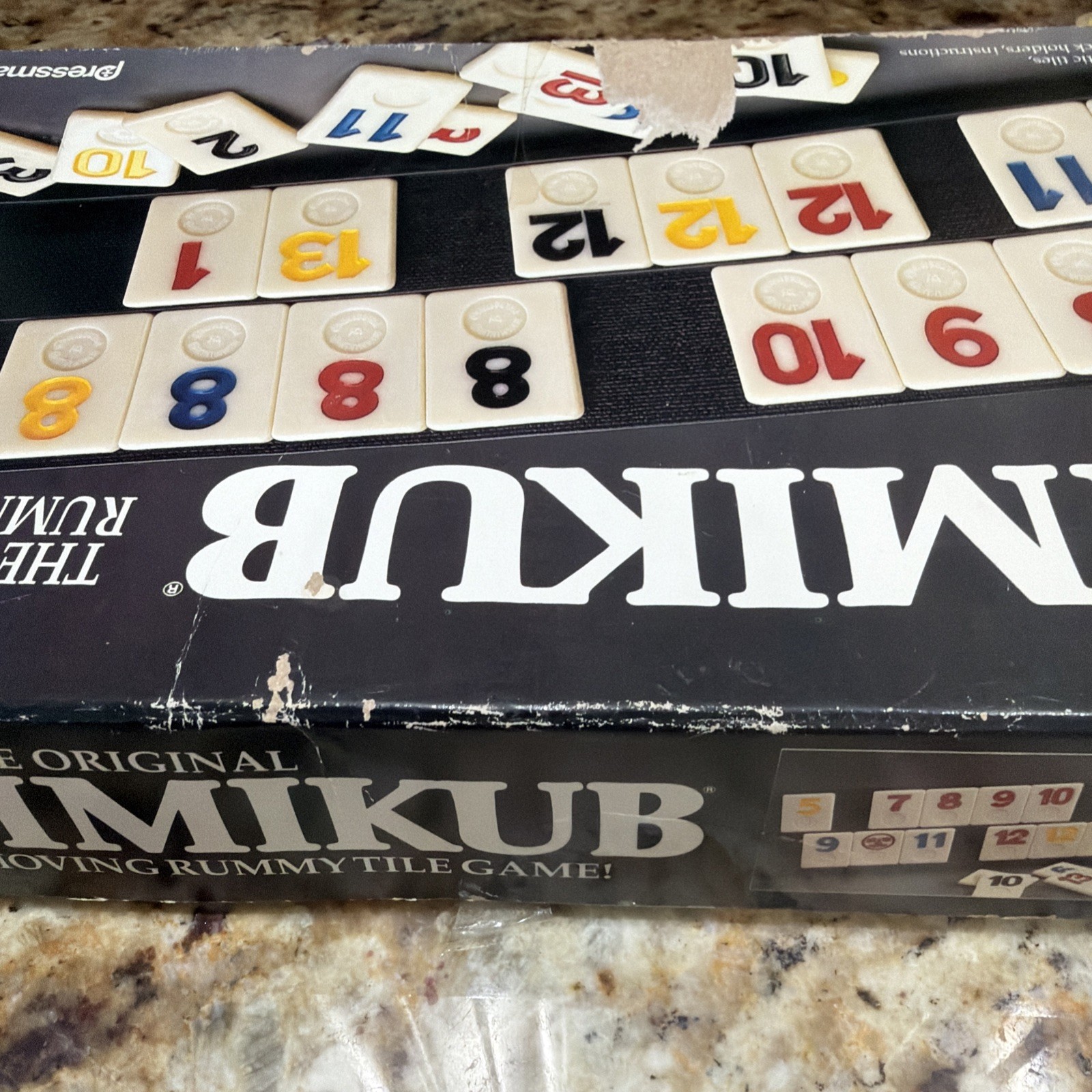 THE ORIGINAL RUMMIKUB RUMMY TILE GAME VINTAGE 1990 PRESSMAN 100% COMPLETE VTG
