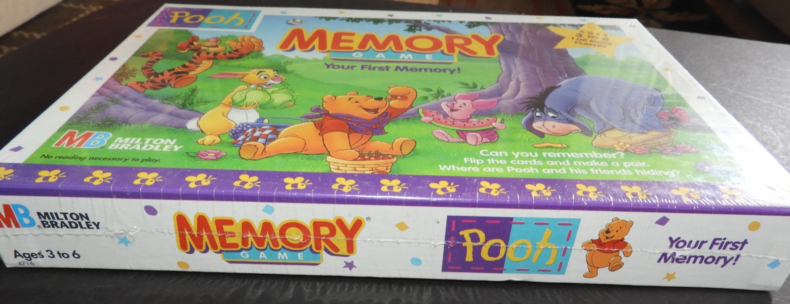 Winnie the Pooh Memory Game Picture Matching Milton Bradley New Sealed 1996