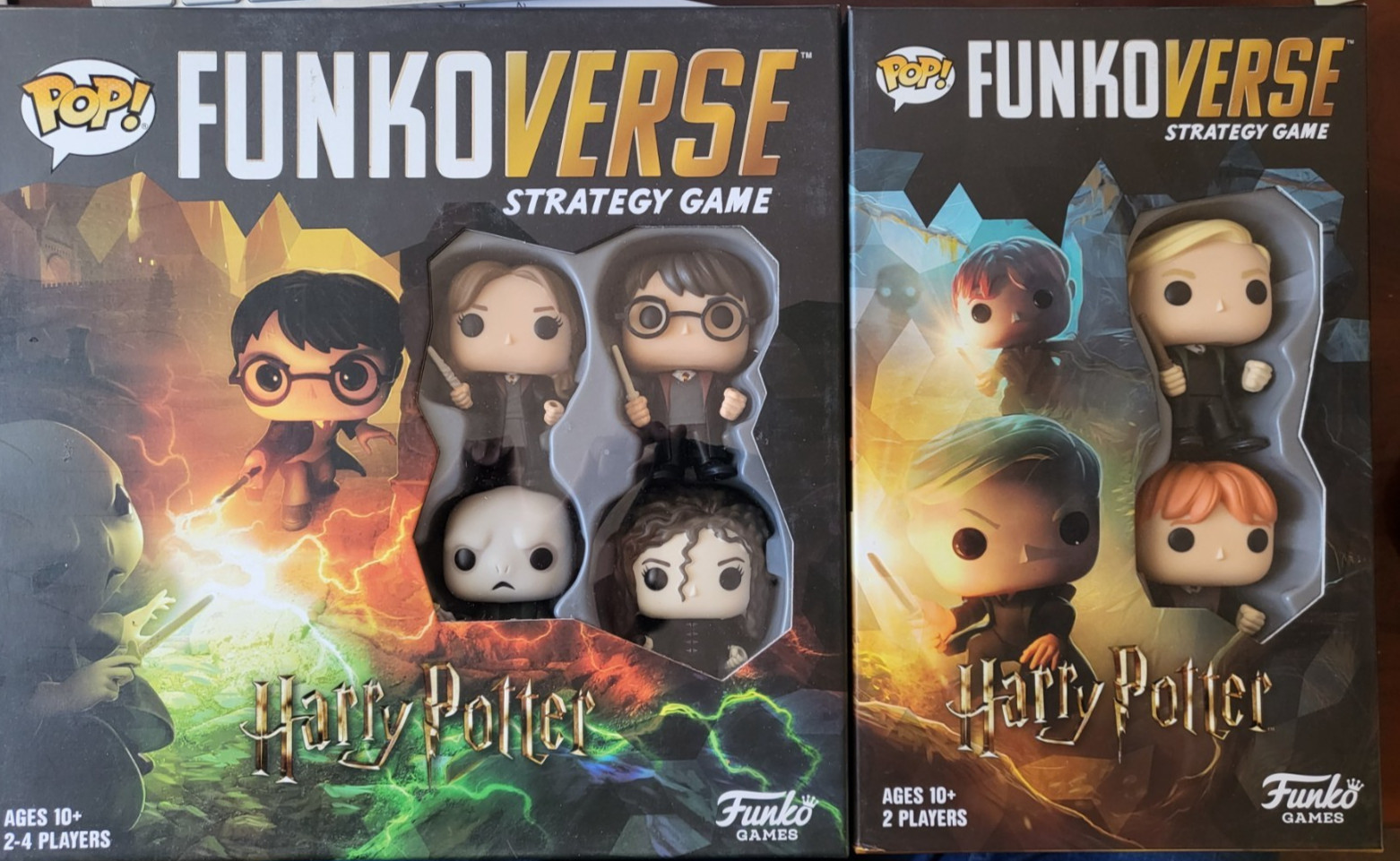 2 POP! FunkoVerse Strategy Game (Harry Potter / Complete in Box) Great Cond.