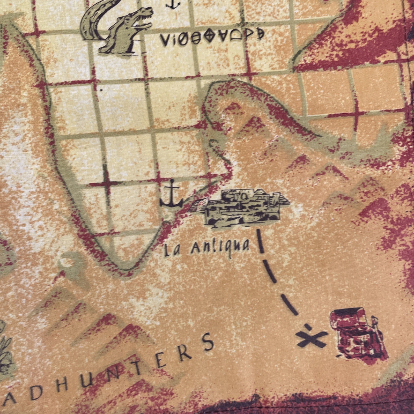 Dread Pirate Front Porch Classics Replacement Part – Cloth Map Playing Board