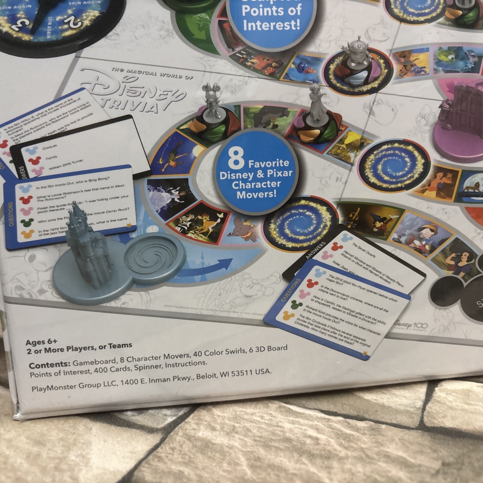 New The Magical World of Disney Trivia: 100 Years of Wonder board games