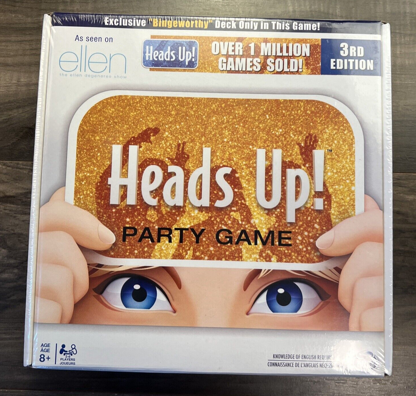 Heads Up! Party Game 3rd Edition | New / Sealed | As Seen On Ellen | 2-6 Players