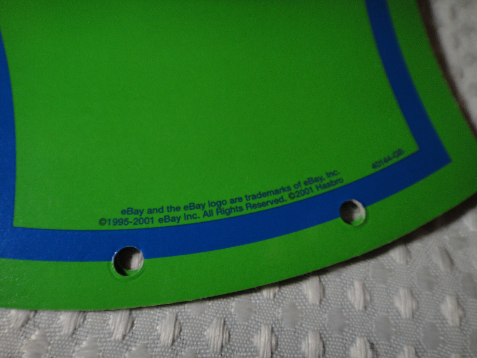 2001 Hasbro Ebay Electronic Auction Game Replacement Parts Pieces Gameboard