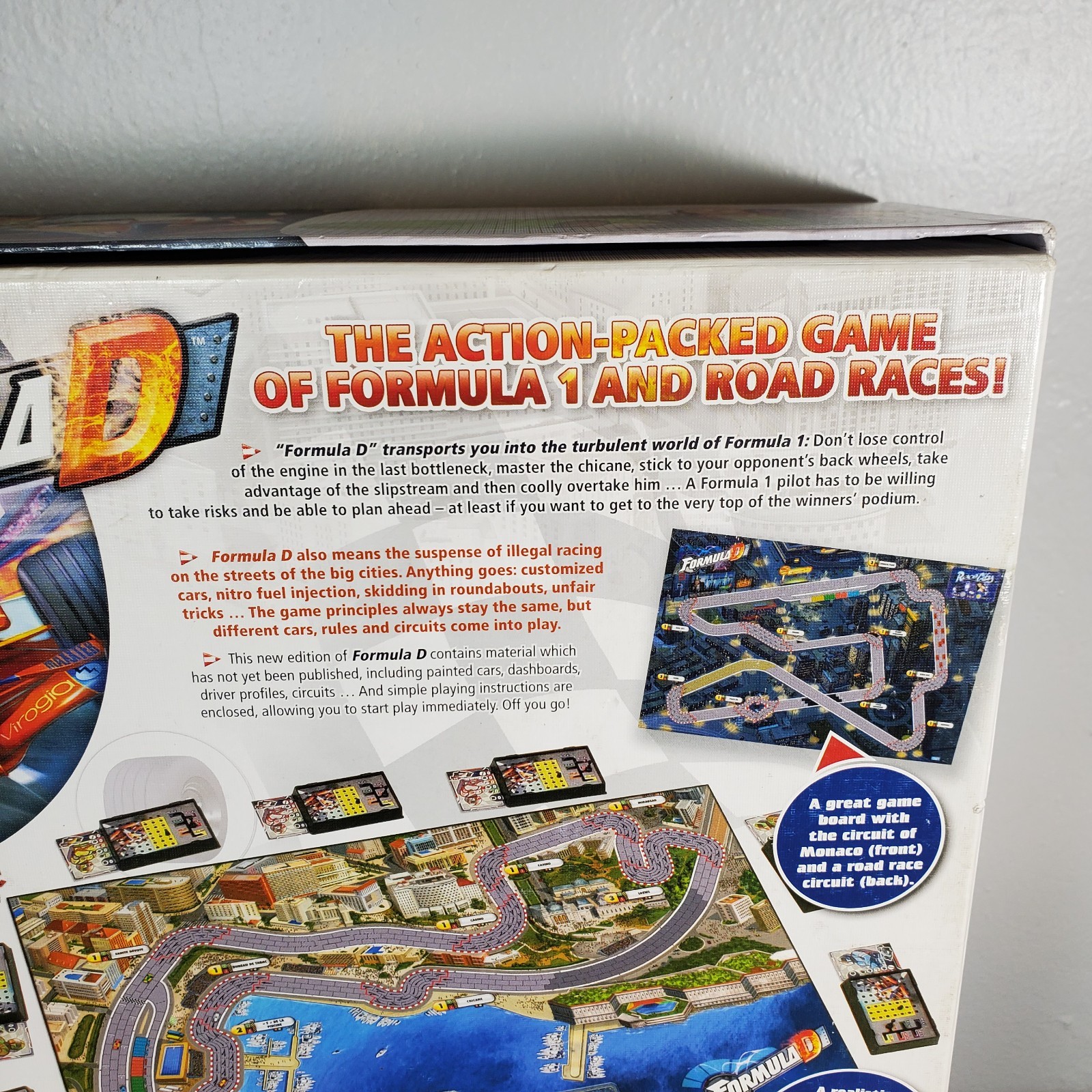 Asmodee Formula D Board Game Racing Strategy 2018 2-10 Players Complete