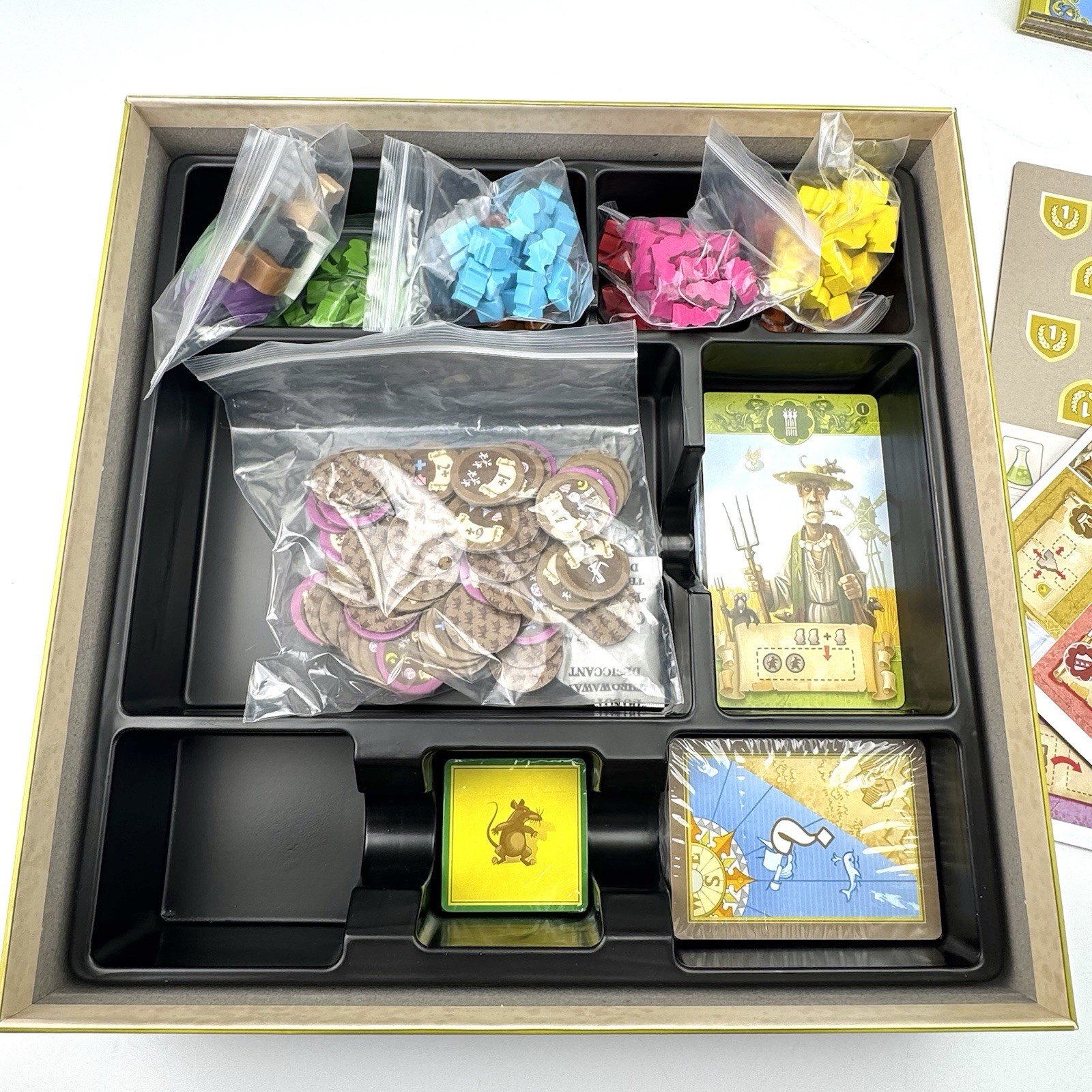 Rattus Big Box Board Game Z-Man Games – Mostly Unpunched/Sealed – 100% Complete