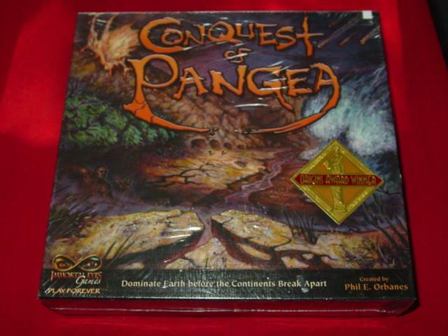 Immortal Eyes Games – CONQUEST OF PANGEA – Dominate Earth – Origins Award SEALED