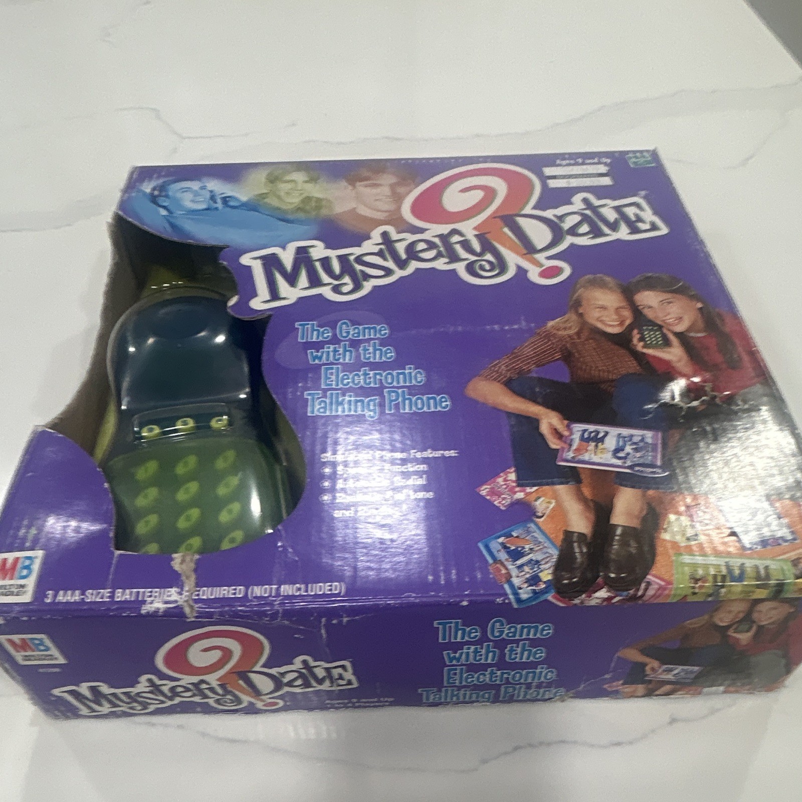 Milton Bradley Mystery Date Board Game w/ Electronic Talking Phone Complete