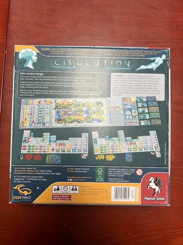 Civolution Board Game – Deep Print Games/Pegasus Spiele