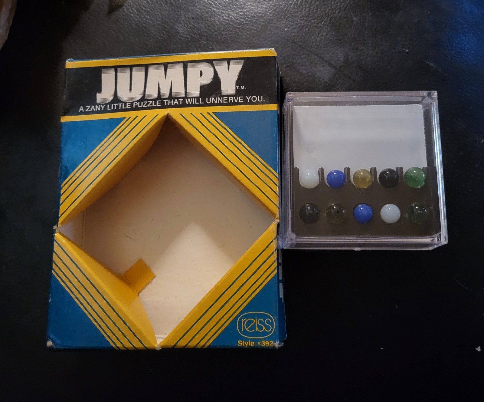 Jumpy Puzzle Nerve Wrackers Reiss Games 1978 Dexterity Strategy Made USA READ