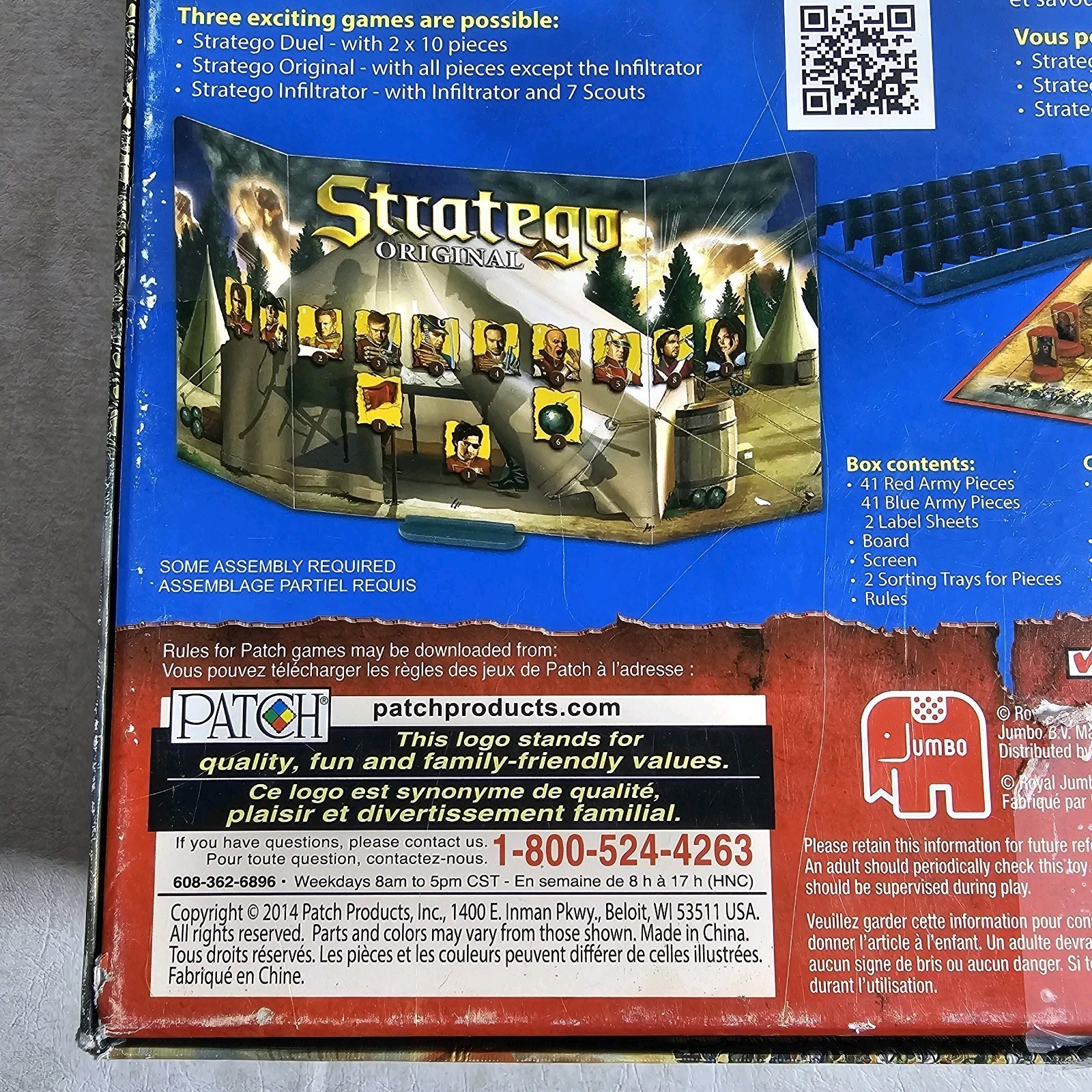 Royal Jumbo Patch Stratego Original Battlefield Strategy 2014 Complete Pre-owned