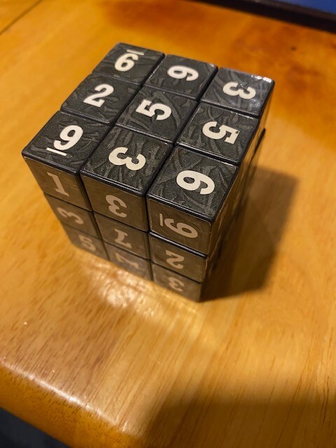Sudoku Rubiks Cube Play Toy Rubix Mind Toy Classic Game Puzzle Number Game